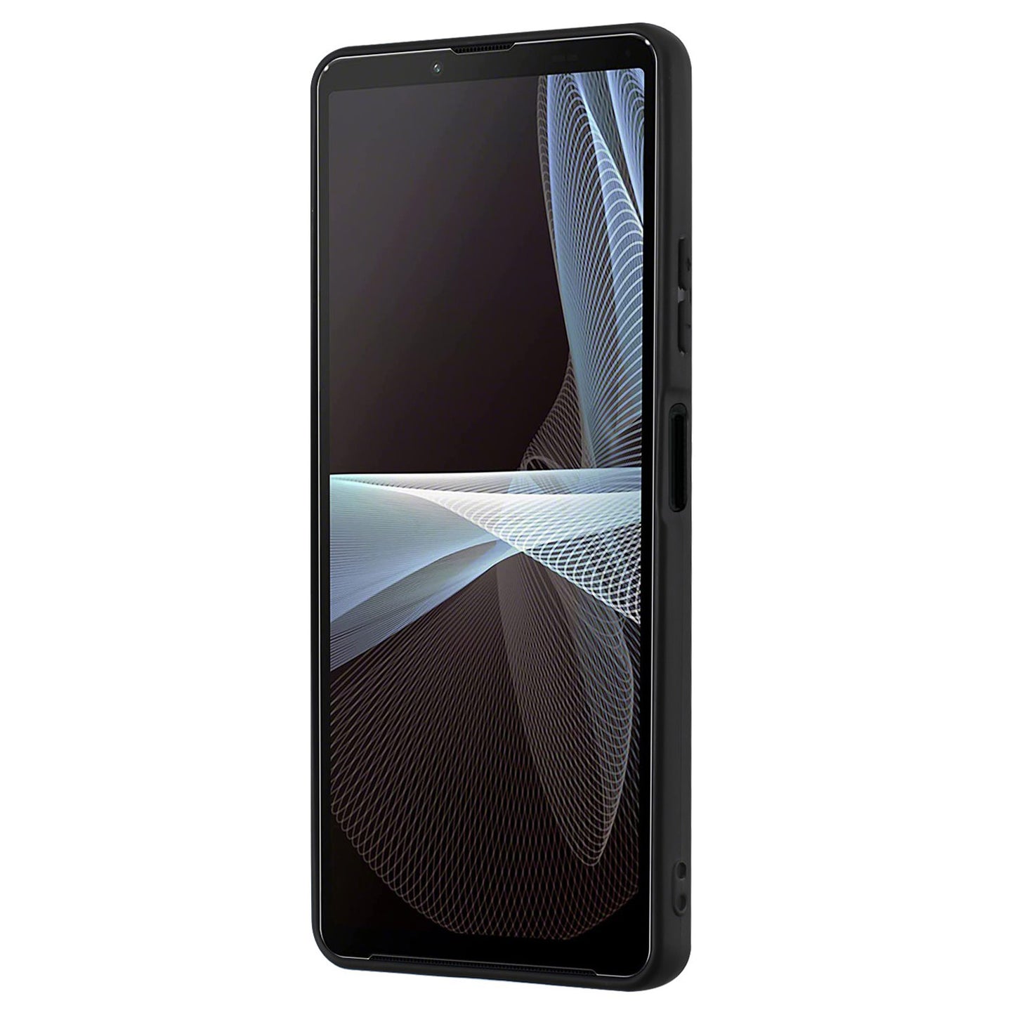 Soft TPU Back Cover for Sony Xperia 5 IV 5G Scratch Resistant Matte Phone Case with Ring Kickstand