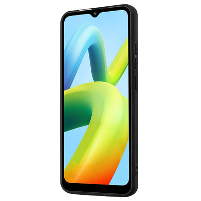 For Xiaomi Redmi A1 4G / A2 4G Soft TPU Back Cover Scratch Resistant Matte Phone Case with Ring Kickstand