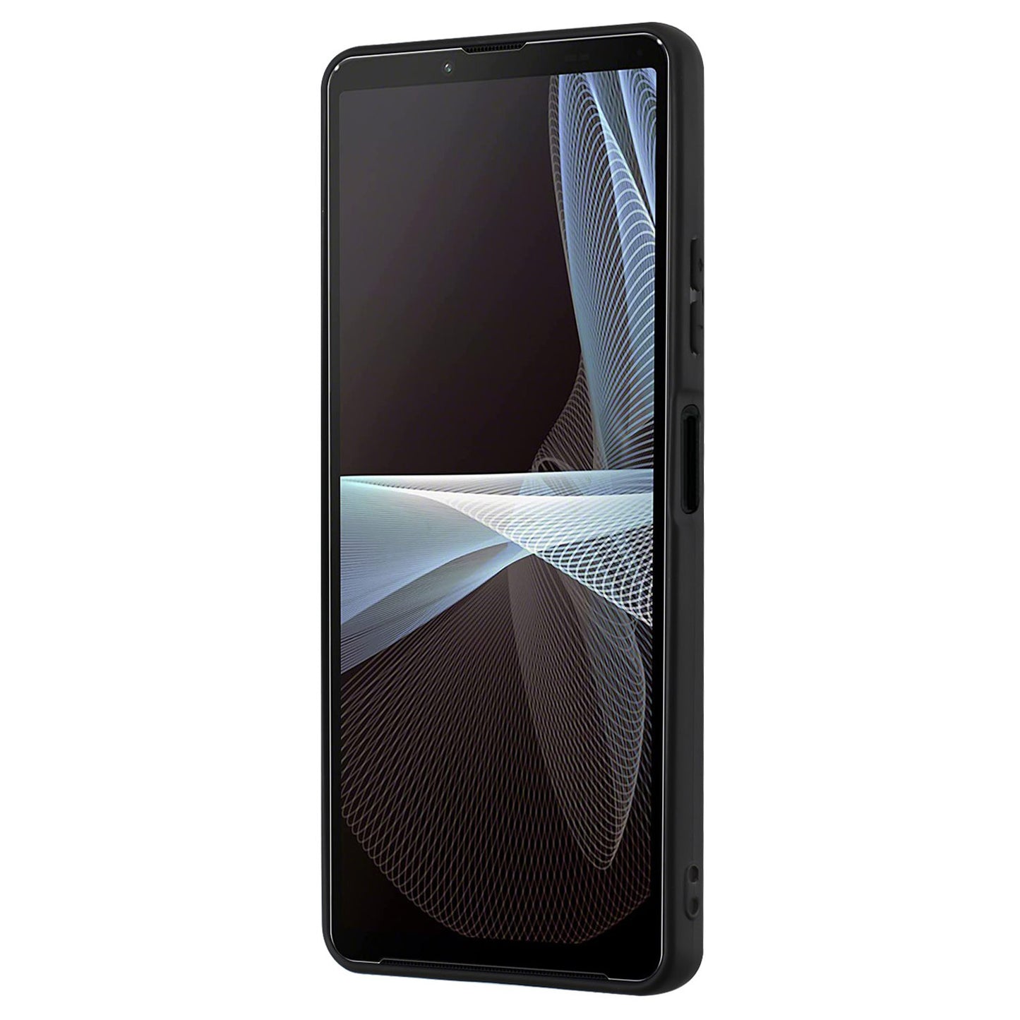 Matte Phone Case for Sony Xperia 10 IV 5G TPU Back Protective Cover with Rotary Ring Kickstand