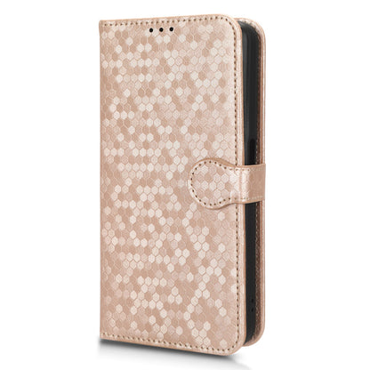 For Realme V30 5G / V30t Wallet Phone Case Dot Pattern Imprinted PU Leather Cover with Stand