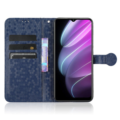 For Realme V30 5G / V30t Wallet Phone Case Dot Pattern Imprinted PU Leather Cover with Stand