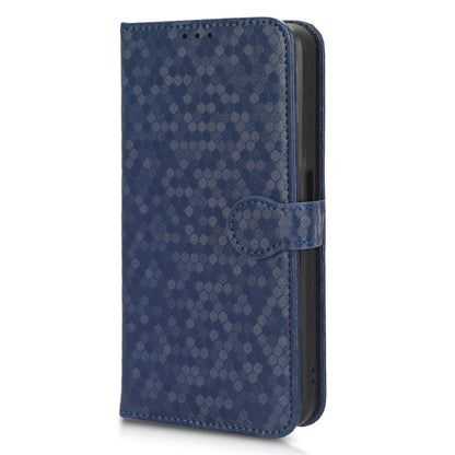 For Realme V30 5G / V30t Wallet Phone Case Dot Pattern Imprinted PU Leather Cover with Stand