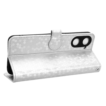 For Realme V30 5G / V30t Wallet Phone Case Dot Pattern Imprinted PU Leather Cover with Stand