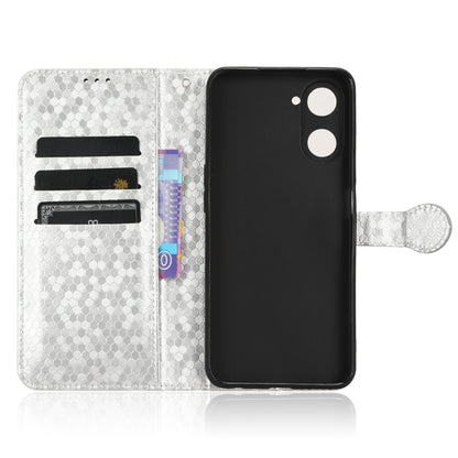 For Realme V30 5G / V30t Wallet Phone Case Dot Pattern Imprinted PU Leather Cover with Stand