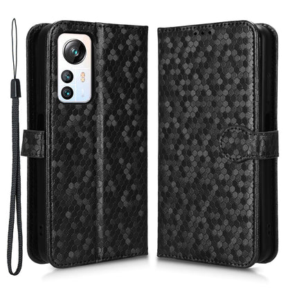 Phone Case for Blackview A85 Wallet Phone Case Dot Pattern Imprinted Leather Cover Shockproof Stand Phone Shell