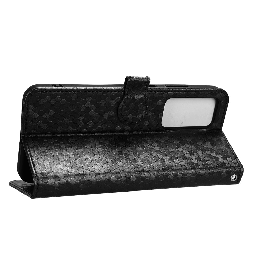 Phone Case for Blackview A85 Wallet Phone Case Dot Pattern Imprinted Leather Cover Shockproof Stand Phone Shell