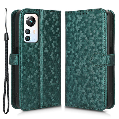 Phone Case for Blackview A85 Wallet Phone Case Dot Pattern Imprinted Leather Cover Shockproof Stand Phone Shell