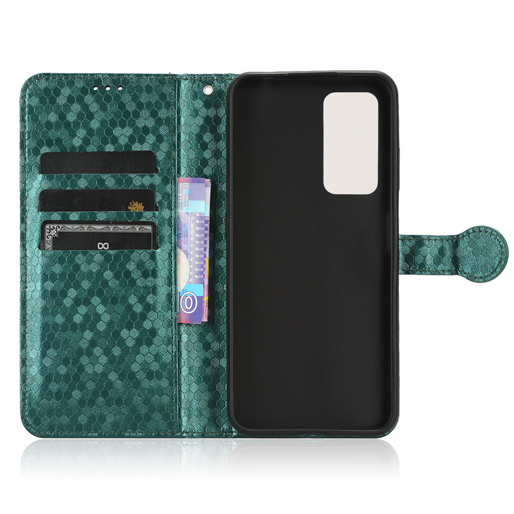 Phone Case for Blackview A85 Wallet Phone Case Dot Pattern Imprinted Leather Cover Shockproof Stand Phone Shell