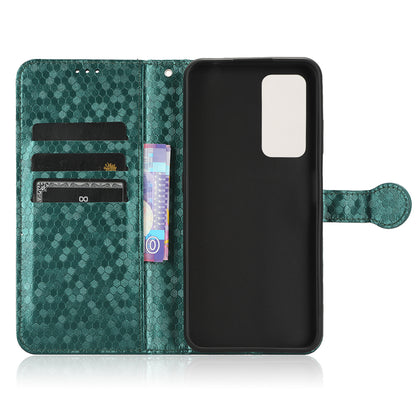 Phone Case for Blackview A85 Wallet Phone Case Dot Pattern Imprinted Leather Cover Shockproof Stand Phone Shell
