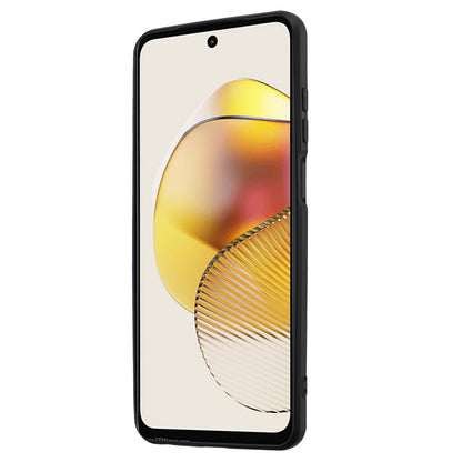 For Motorola Moto G73 5G Matte Texture TPU Phone Case Ring Kickstand Cover Support Car Magnet Mount