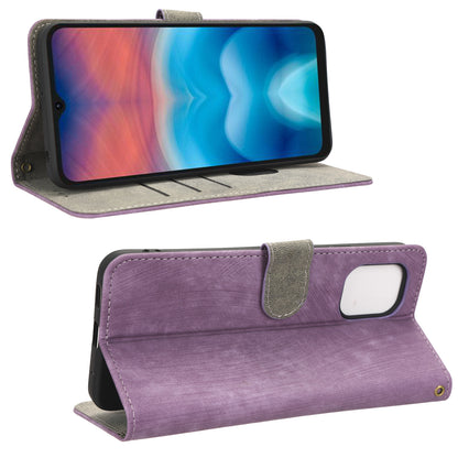 For Umidigi G1 / G1 Max Phone Stand Case PU Leather RFID Blocking Wallet Protective Cover with Strap