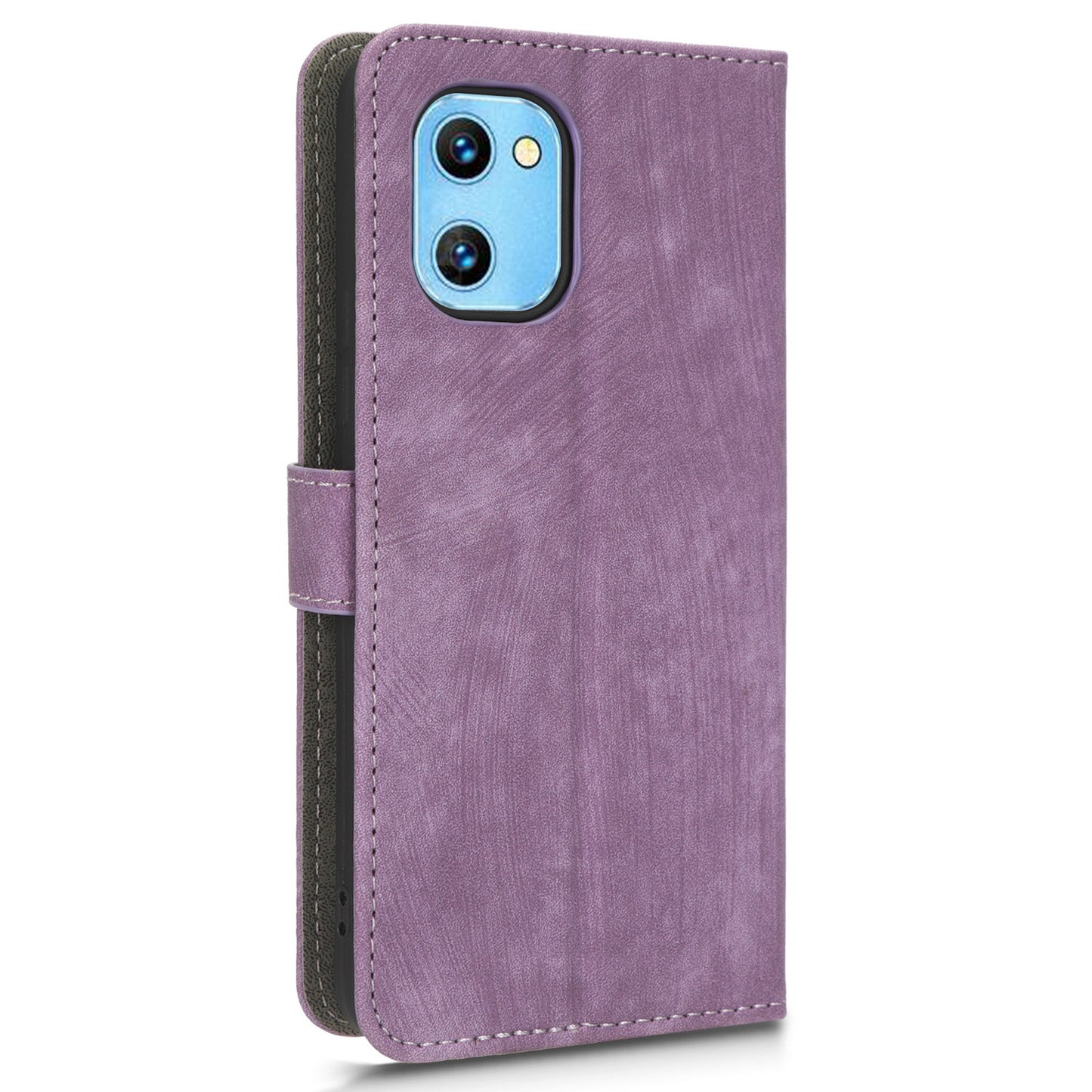 For Umidigi G1 / G1 Max Phone Stand Case PU Leather RFID Blocking Wallet Protective Cover with Strap