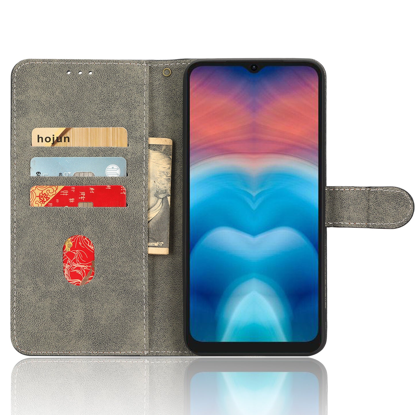 For Umidigi G1 / G1 Max Phone Stand Case PU Leather RFID Blocking Wallet Protective Cover with Strap