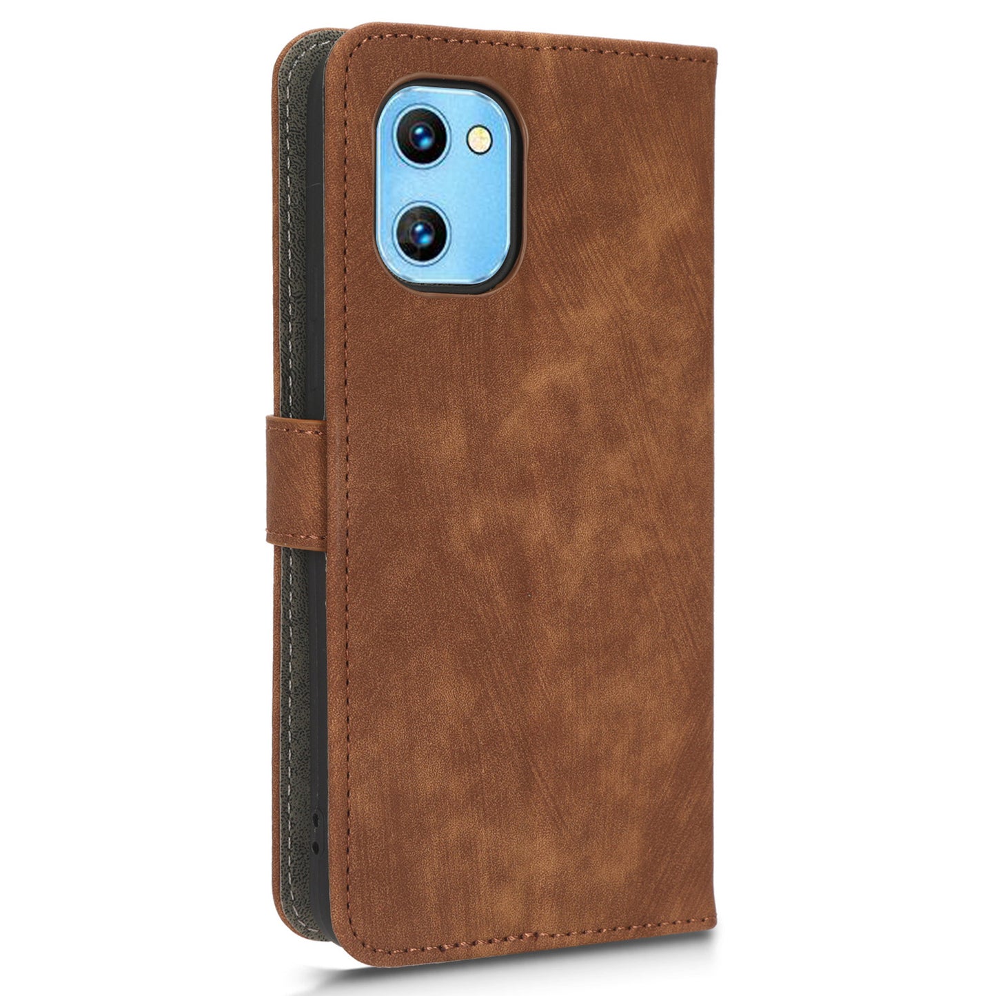 For Umidigi G1 / G1 Max Phone Stand Case PU Leather RFID Blocking Wallet Protective Cover with Strap