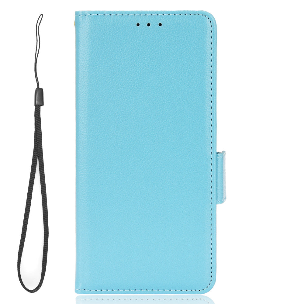 For Umidigi G1 / G1 Max PU Leather Case Litchi Texture Folio Flip Wallet Stand Phone Cover