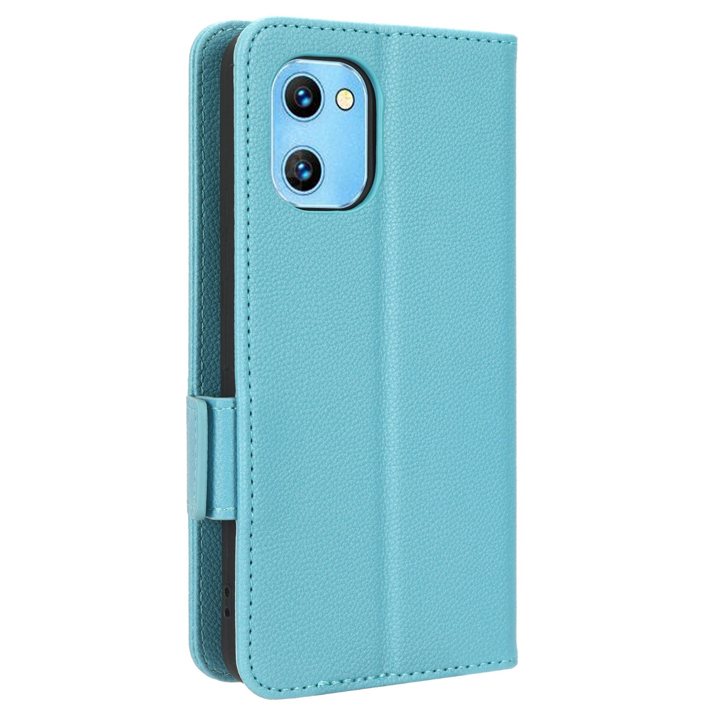 For Umidigi G1 / G1 Max PU Leather Case Litchi Texture Folio Flip Wallet Stand Phone Cover
