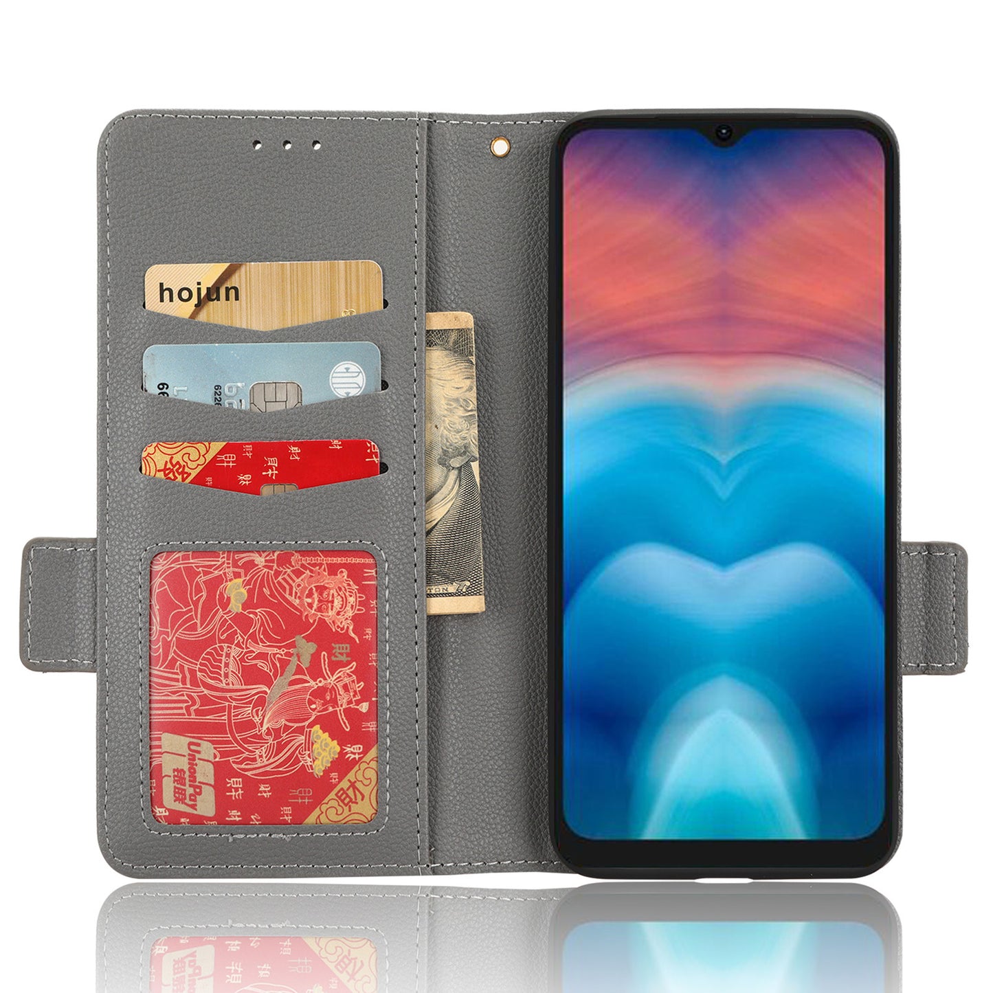 For Umidigi G1 / G1 Max PU Leather Case Litchi Texture Folio Flip Wallet Stand Phone Cover