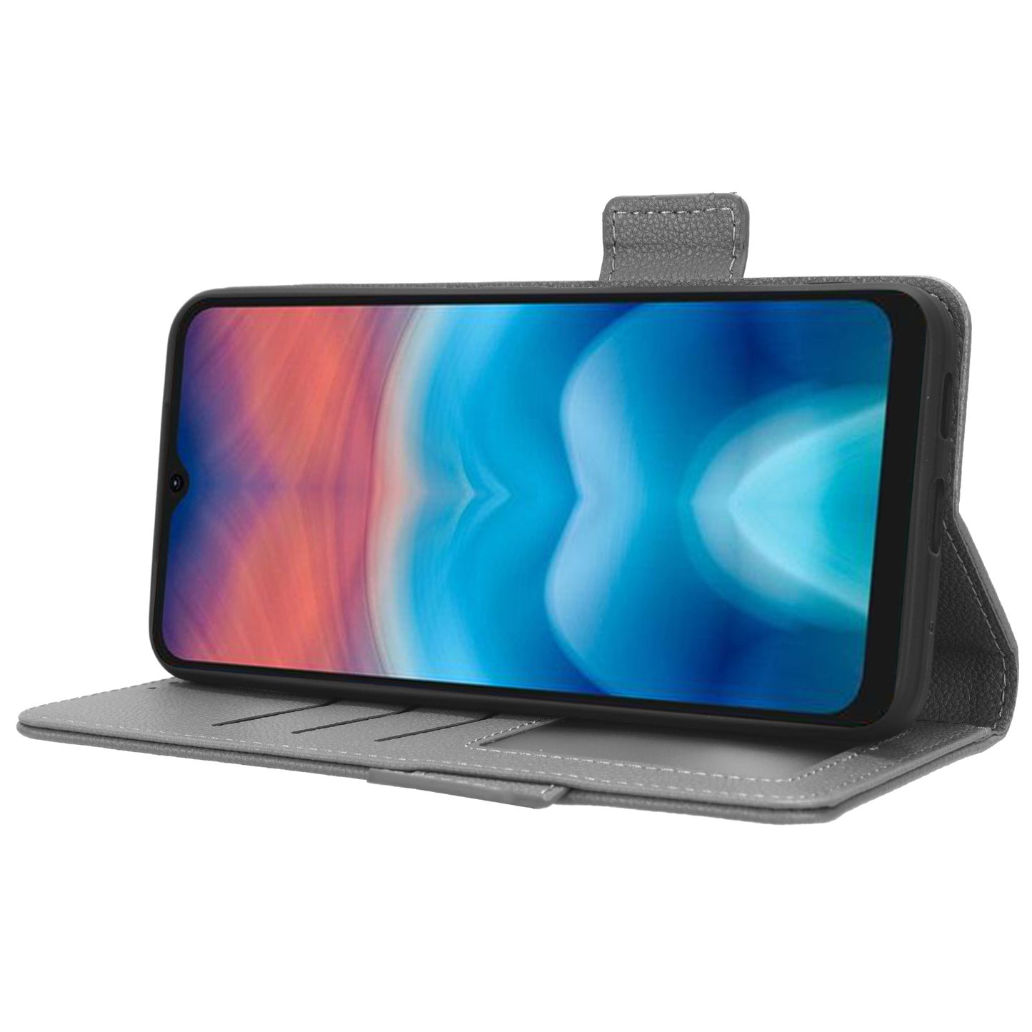 For Umidigi G1 / G1 Max PU Leather Case Litchi Texture Folio Flip Wallet Stand Phone Cover