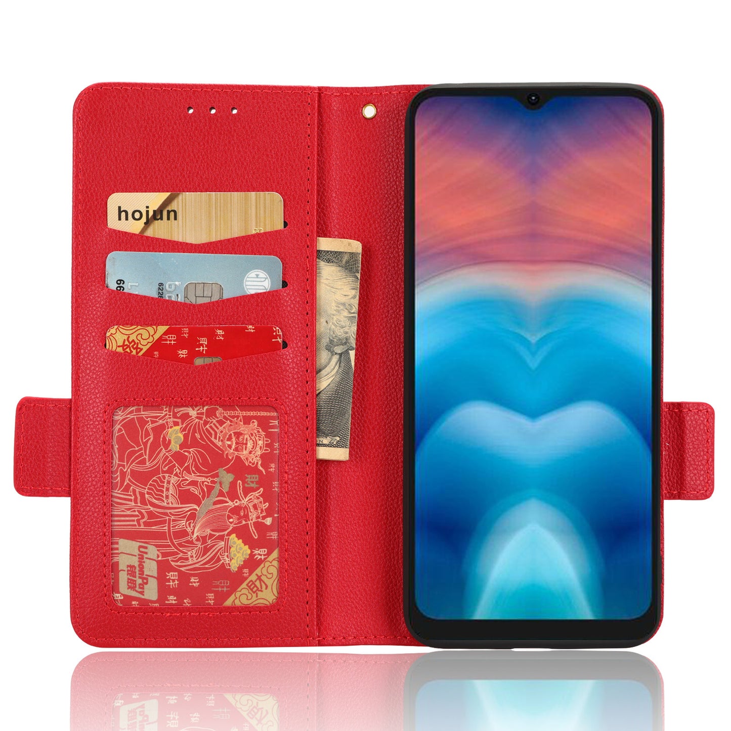 For Umidigi G1 / G1 Max PU Leather Case Litchi Texture Folio Flip Wallet Stand Phone Cover