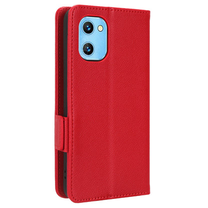 For Umidigi G1 / G1 Max PU Leather Case Litchi Texture Folio Flip Wallet Stand Phone Cover