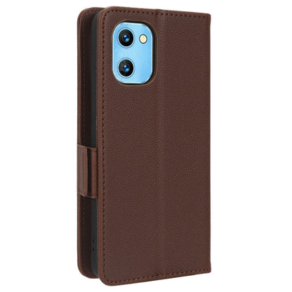For Umidigi G1 / G1 Max PU Leather Case Litchi Texture Folio Flip Wallet Stand Phone Cover