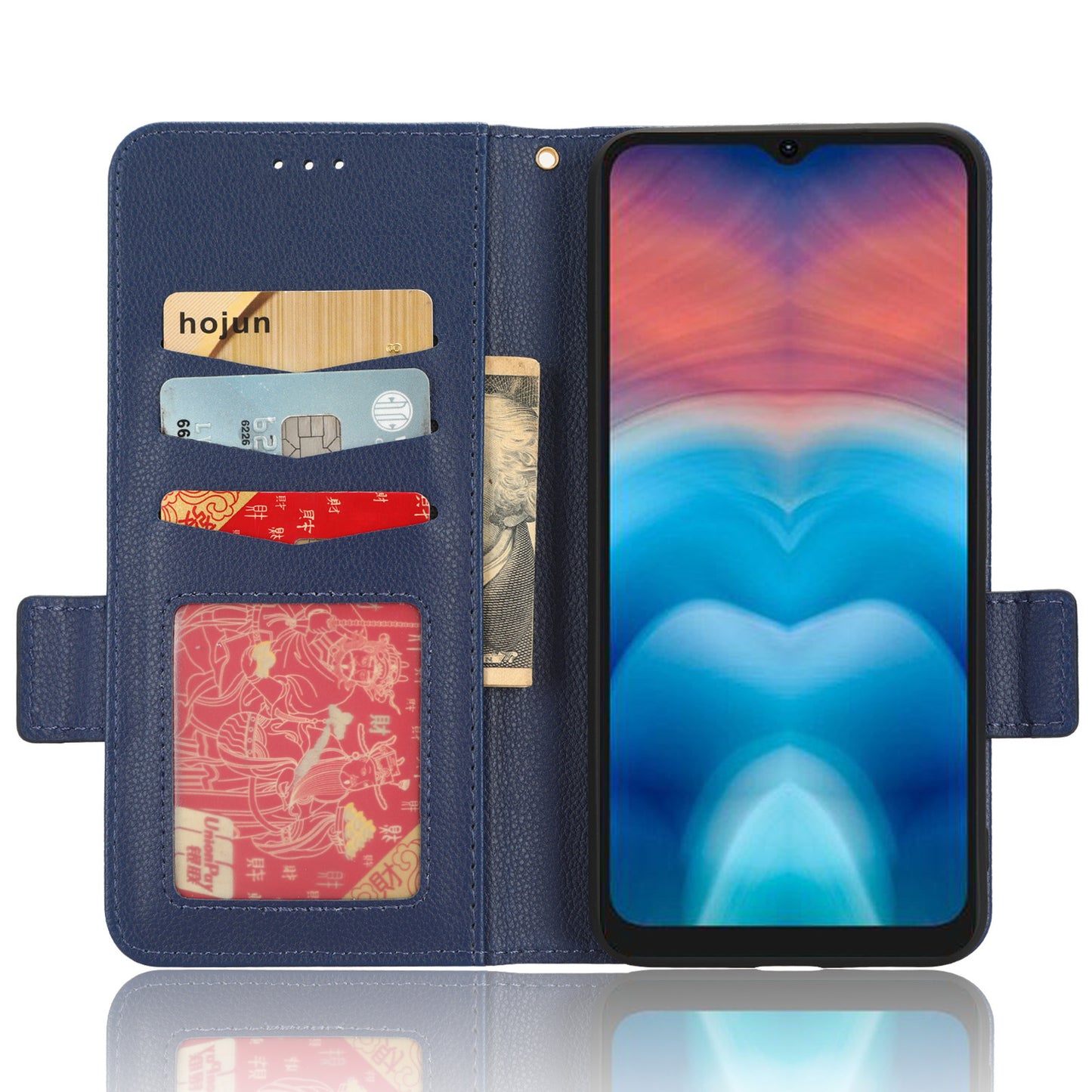 For Umidigi G1 / G1 Max PU Leather Case Litchi Texture Folio Flip Wallet Stand Phone Cover