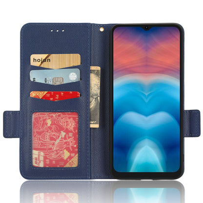 For Umidigi G1 / G1 Max PU Leather Case Litchi Texture Folio Flip Wallet Stand Phone Cover