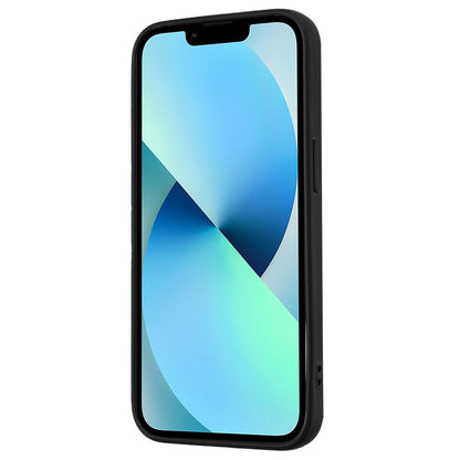 Bump Proof Cover for iPhone 13 mini 5.4 inch Ring Kickstand Matte TPU Phone Case Support Car Magnet Mount