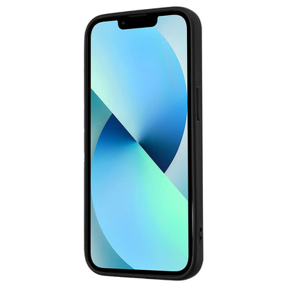 Ring Kickstand TPU Cover for iPhone 13 6.1 inch Frosted Phone Case Support Car Magnet Mount