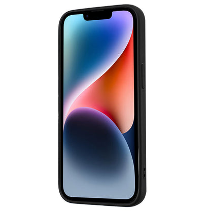 For iPhone 14 Ring Kickstand Matte Anti-scratch TPU Cover Phone Case Support Car Magnet Mount