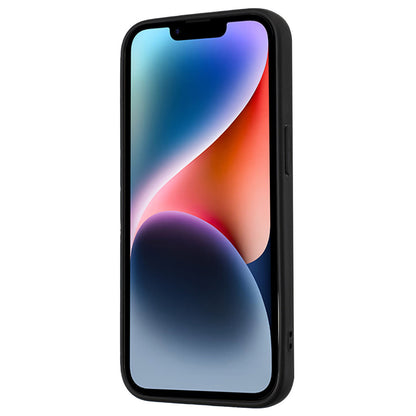 For iPhone 14 Ring Kickstand Matte Anti-scratch TPU Cover Phone Case Support Car Magnet Mount