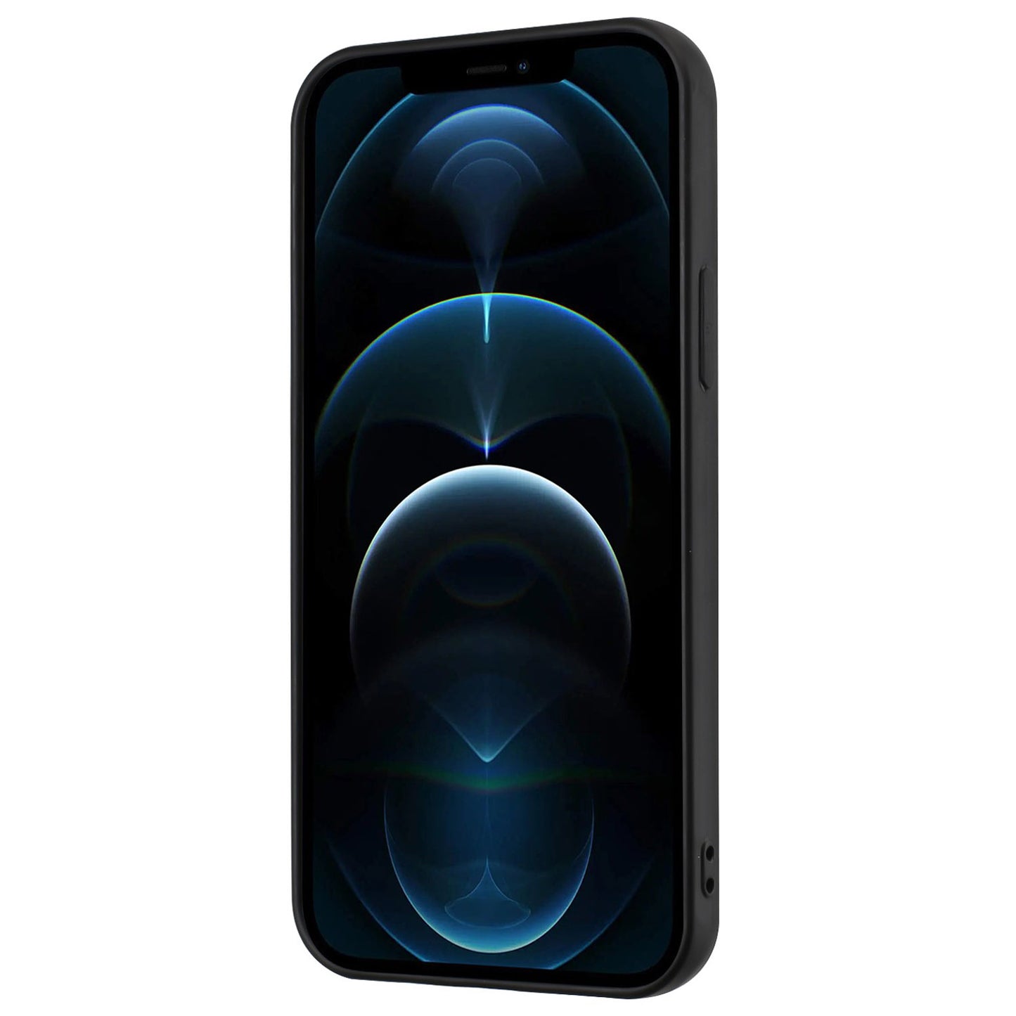 Mobile Phone Shell for iPhone 12 / 12 Pro 6.1 inch Ring Holder Kickstand Matte TPU Cover Support Car Magnet Mount