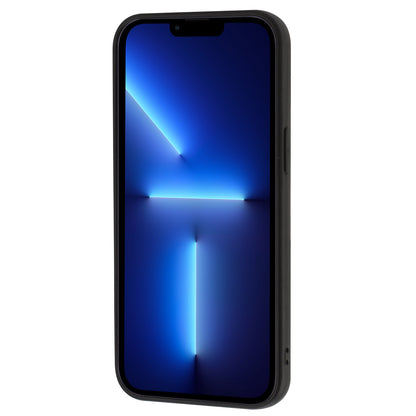 Mobile Phone Shell for iPhone 13 Pro 6.1 inch Soft Matte TPU Cover with Ring Holder Kickstand