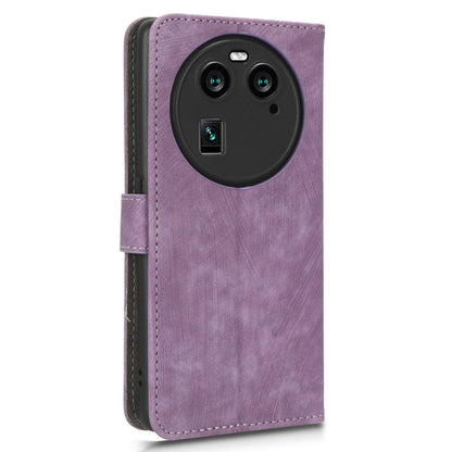 For Oppo Find X6 Shockproof Phone Cover PU Leather RFID Blocking Wallet Stand Case with Strap