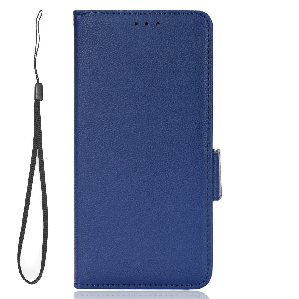PU Leather Case for OnePlus Nord 3 5G / Ace 2V Litchi Texture Folio Flip Wallet Stand Phone Cover