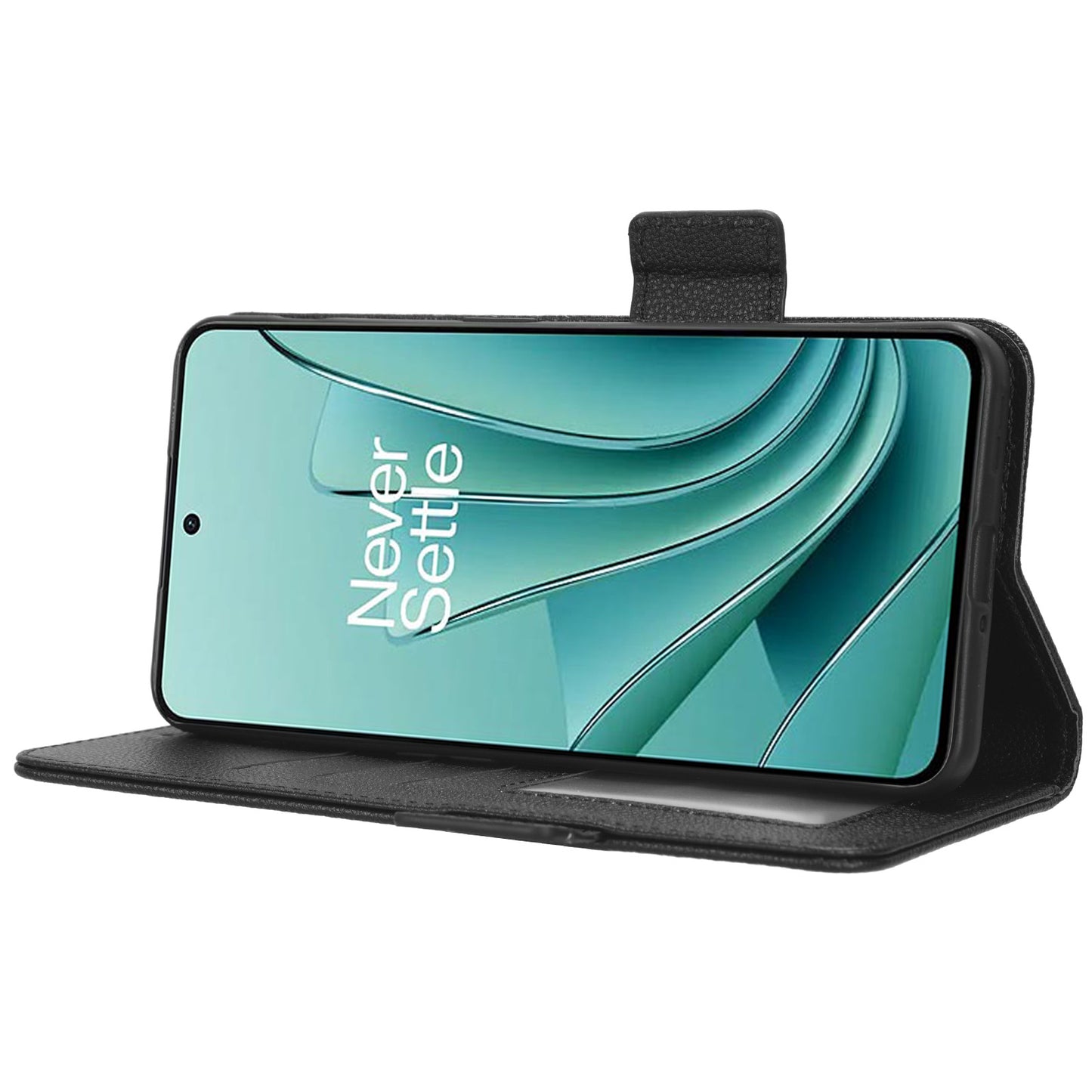 PU Leather Case for OnePlus Nord 3 5G / Ace 2V Litchi Texture Folio Flip Wallet Stand Phone Cover