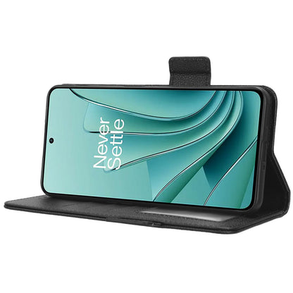 PU Leather Case for OnePlus Nord 3 5G / Ace 2V Litchi Texture Folio Flip Wallet Stand Phone Cover