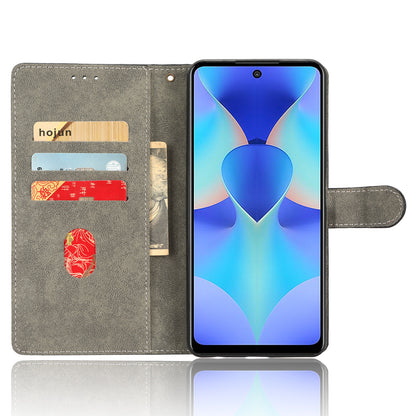 For Tecno Spark 10 Pro KI7 Mobile Phone Cover Stand Case PU Leather RFID Blocking Wallet with Strap