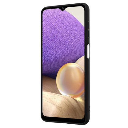 For Samsung Galaxy A13 4G / 5G / A04s 4G (164.7 x 76.7 x 9.1 mm) / A04 4G (164.4 x 76.3 x 9.1 mm) / M13 5G Phone Back Matte TPU Cover with Ring Kickstand