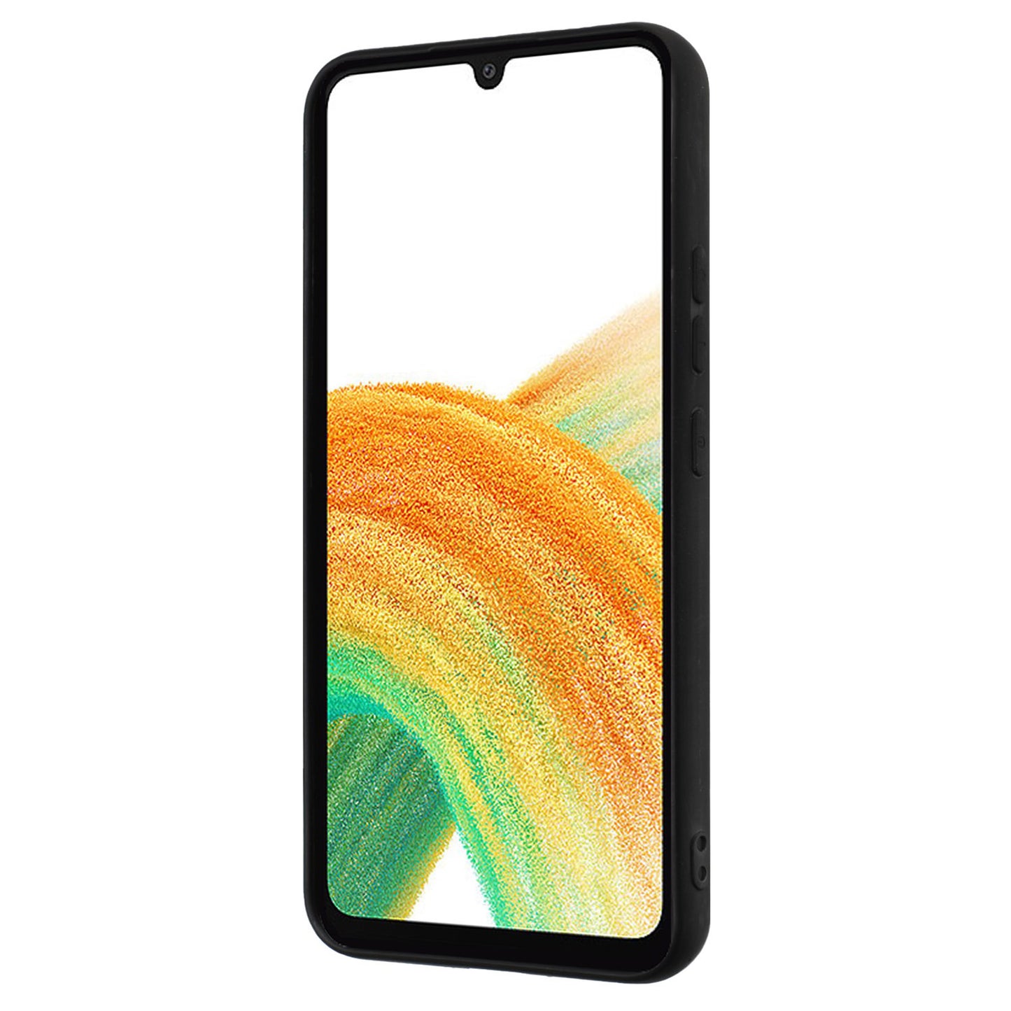 Back Protector for Samsung Galaxy A14 4G / 5G Shockproof TPU Matte Phone Case with Ring Kickstand