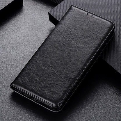 For Nokia G22 Magnetic Anti-Scratch PU Leather Phone Cover Wallet Stand Crazy Horse Texture Phone Case