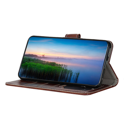 For Nokia G22 PU Leather Phone Case Wallet Retro Crazy Horse Texture Cellphone Stand Cover