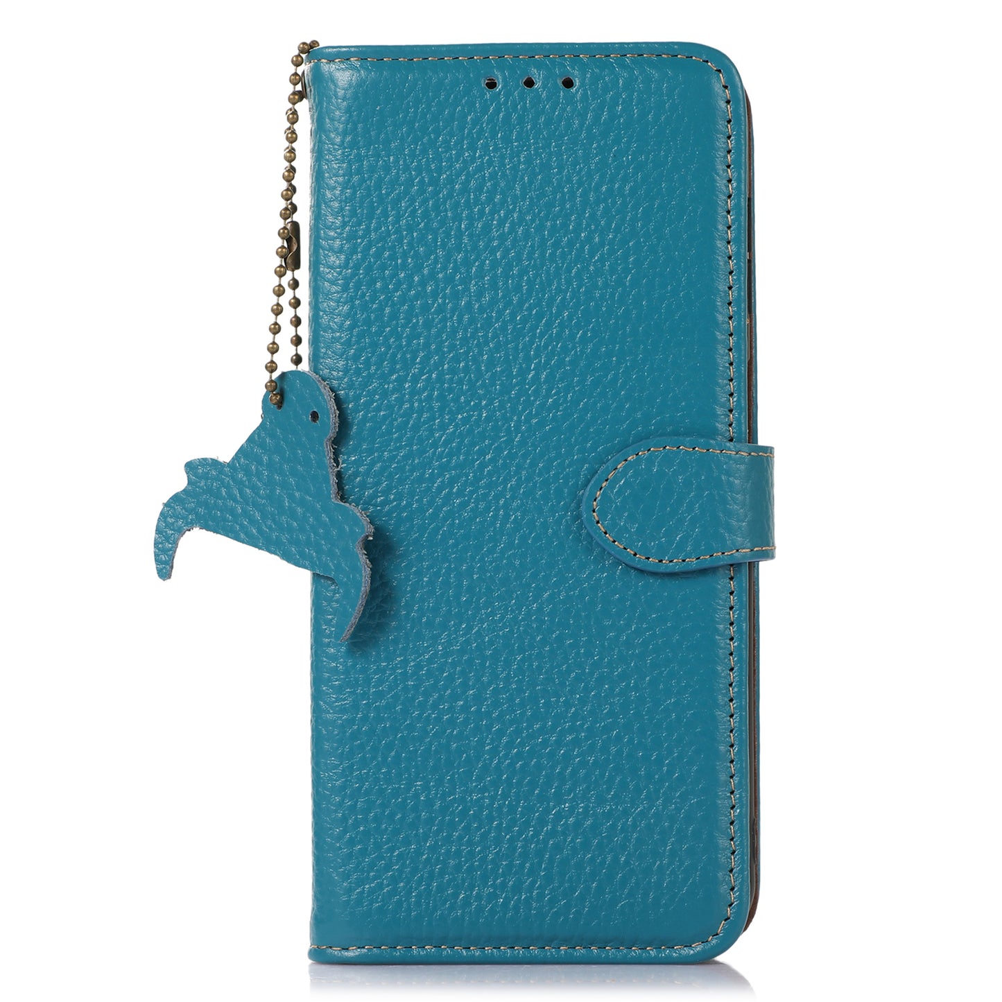 Litchi Texture Cover for Oppo Find X6 , RFID Blocking Phone Wallet Case Genuine Cow Leather Stand Shell