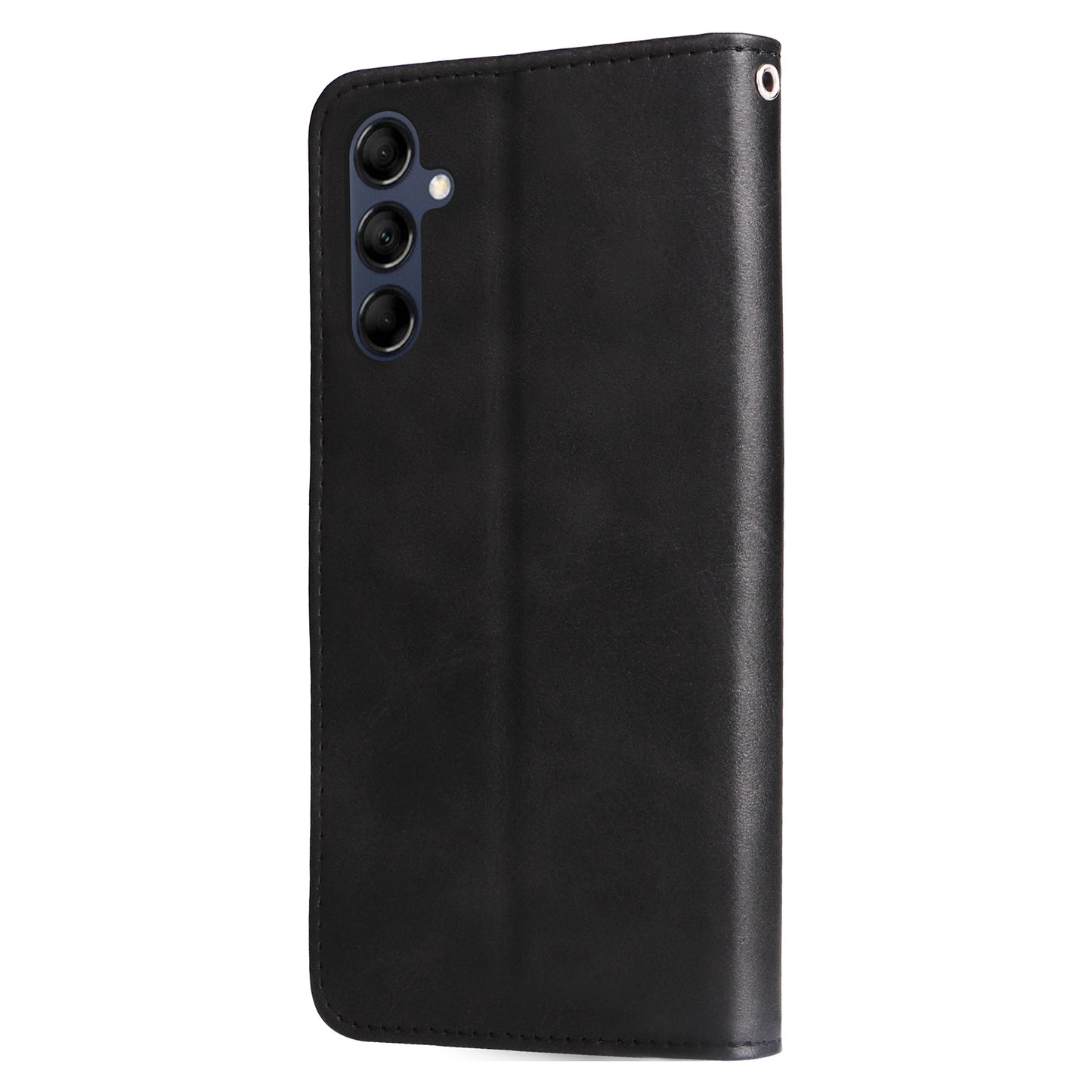 For Samsung Galaxy M14 5G PU Leather Case Zipper Pocket Calf Texture Stand Wallet Phone Cover