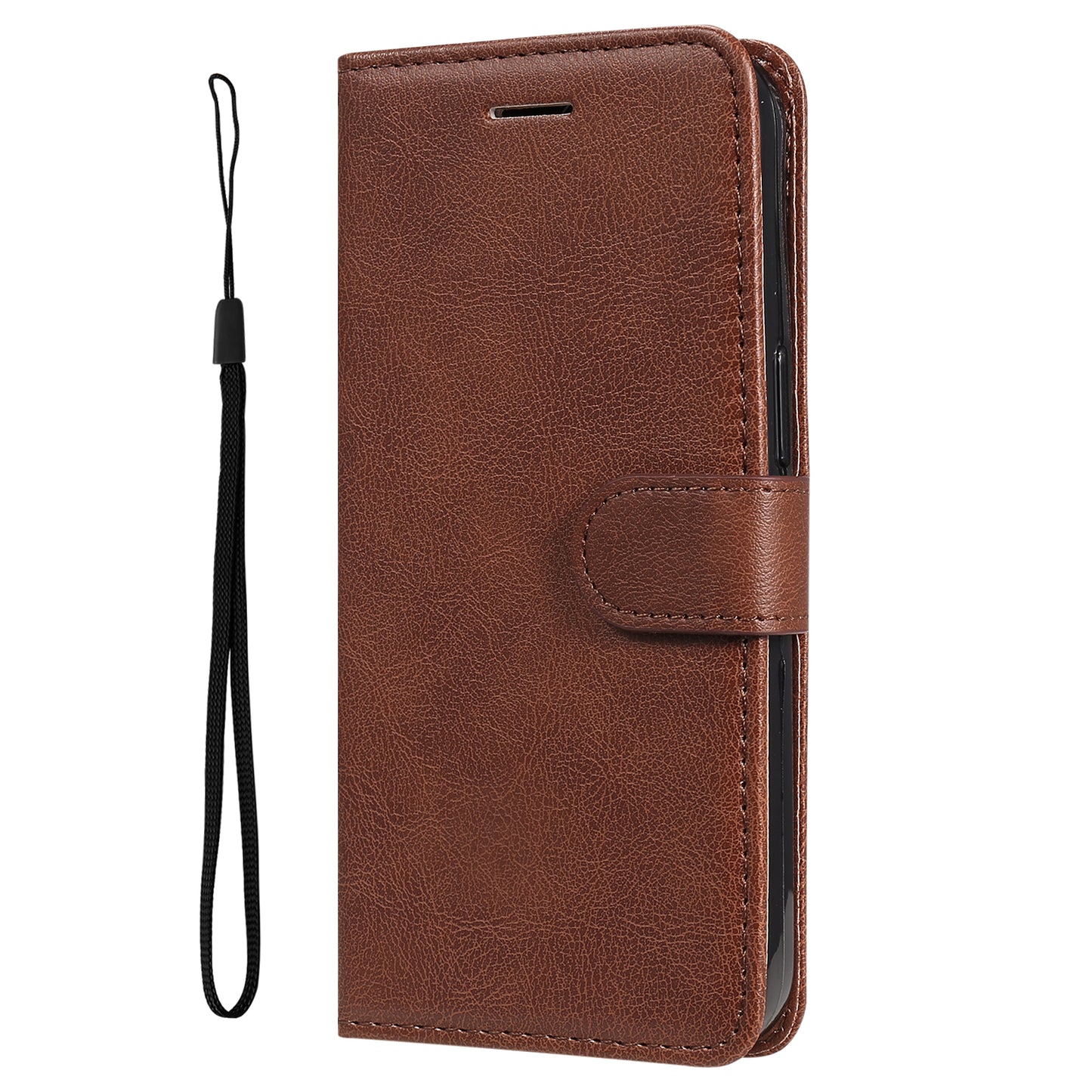 KT Leather Series-2 For Xiaomi Redmi Note 12 4G Flip Stand Protective Shell Solid Color PU Leather Wallet Phone Case