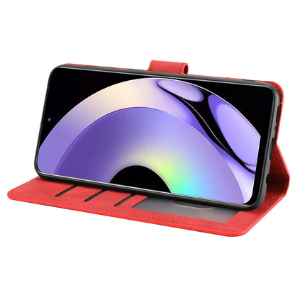 For Realme 10 Pro 5G Wallet Phone Case Anti-Drop Leather Phone Cover with Strap