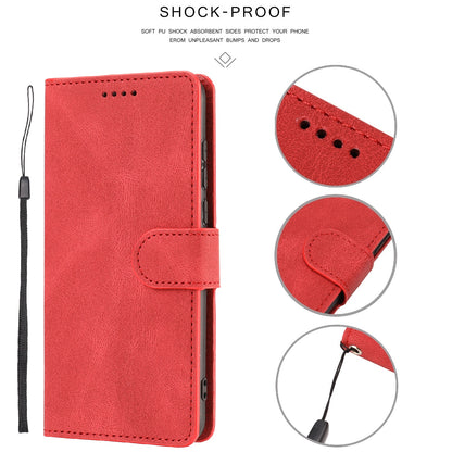 For Oppo A74 4G / F19 Shockproof Case Wallet Phone Shell Anti-Drop Leather Phone Cover with Strap