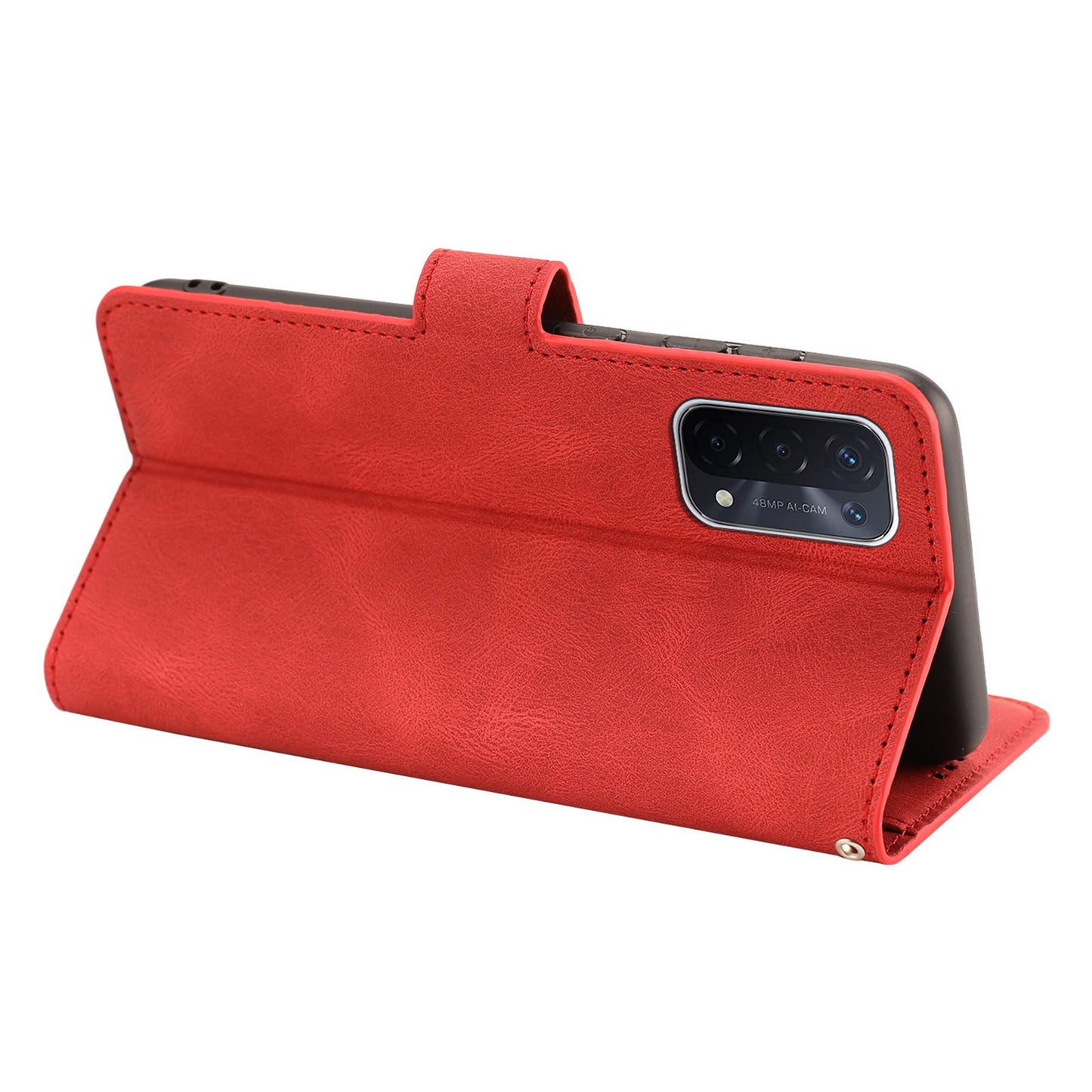 For Oppo A54 5G / A74 5G / A93 5G / OnePlus Nord N200 5G Phone Case Stand PU Leather Flip Wallet Cover