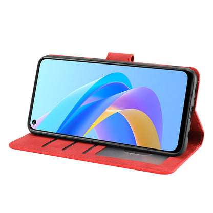 For Oppo A36 / A76 / A96 4G / Realme 9i 4G Leather Phone Case Wallet Stand Flip Phone Cover