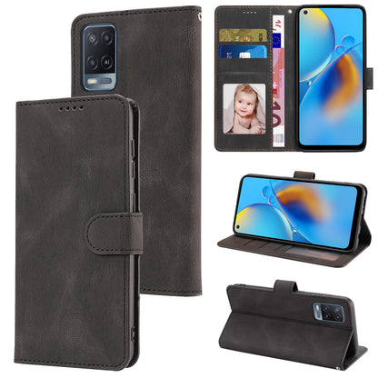 For Oppo A54 4G / A54s / A55 / A55 5G / A55s 5G / A16 / A16s / A53s 5G / A56 5G Phone Case PU Leather Wallet Stand Cover